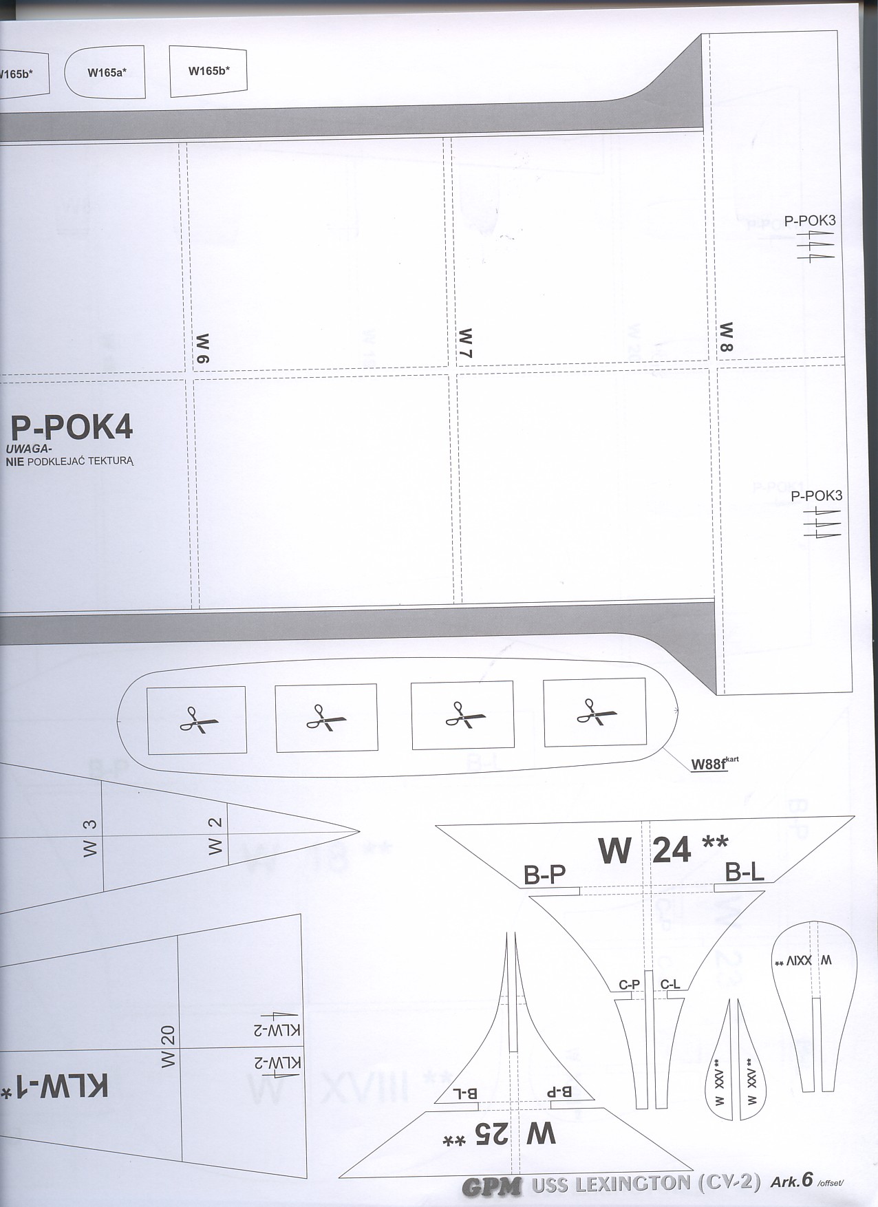 美国航母Essex艾塞克斯船模平面图纸